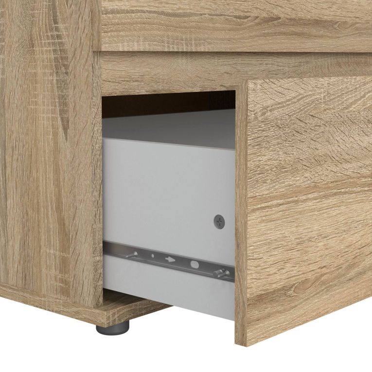 Cassettiera 6 cassetti quercia 153x83h cm - Albacore