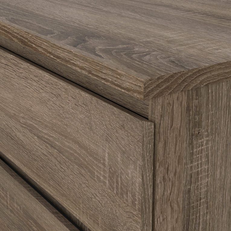 Cassettiera 6 cassetti rovere 153x70h cm - Aci