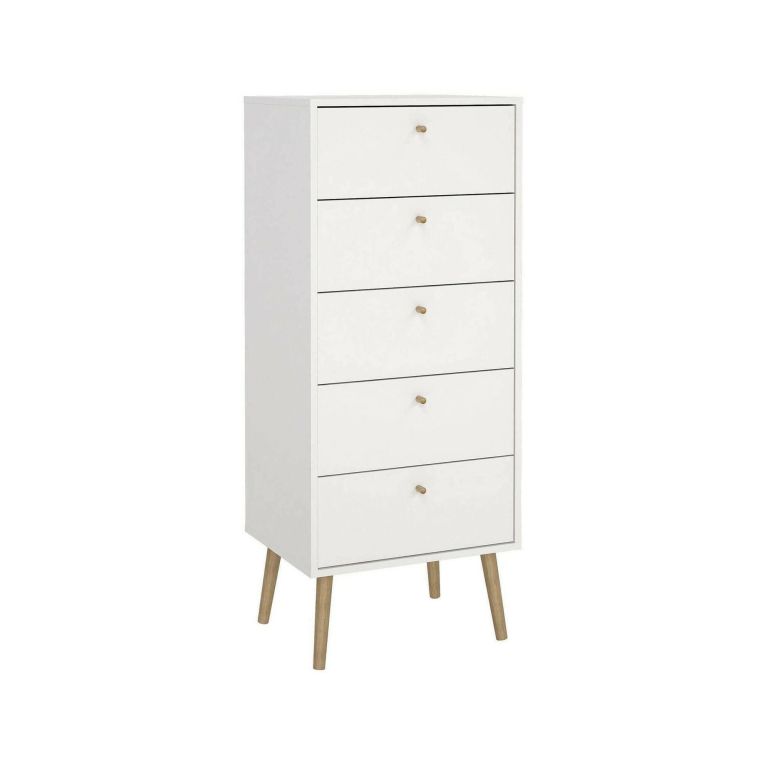 Cassettiera alta bianca 50x120h cm - Yaounde