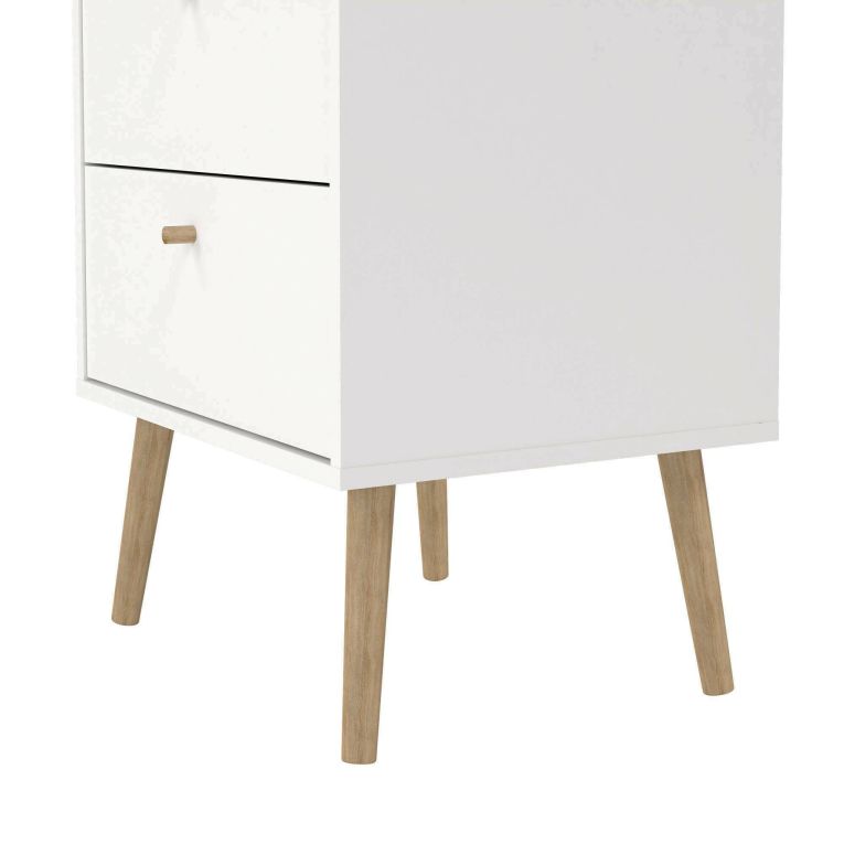 Cassettiera alta bianca 50x120h cm - Yaounde