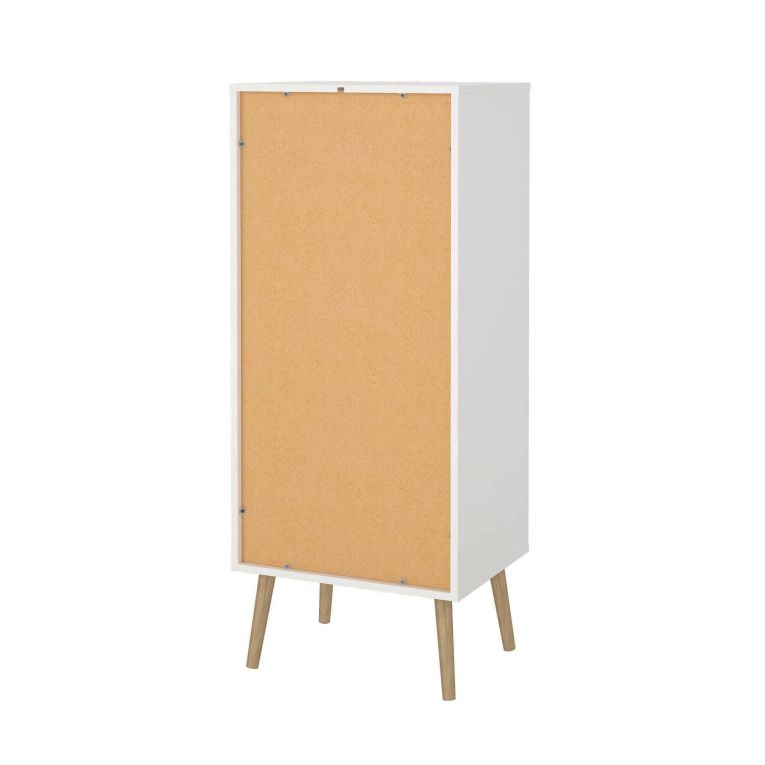 Cassettiera alta bianca 50x120h cm - Yaounde