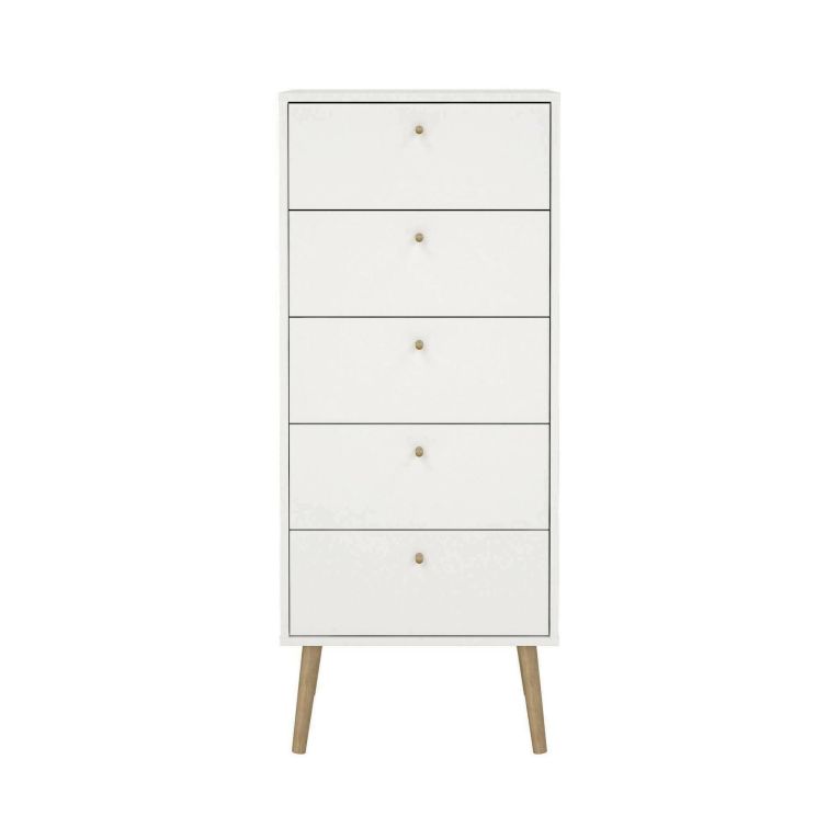 Cassettiera alta bianca 50x120h cm - Yaounde