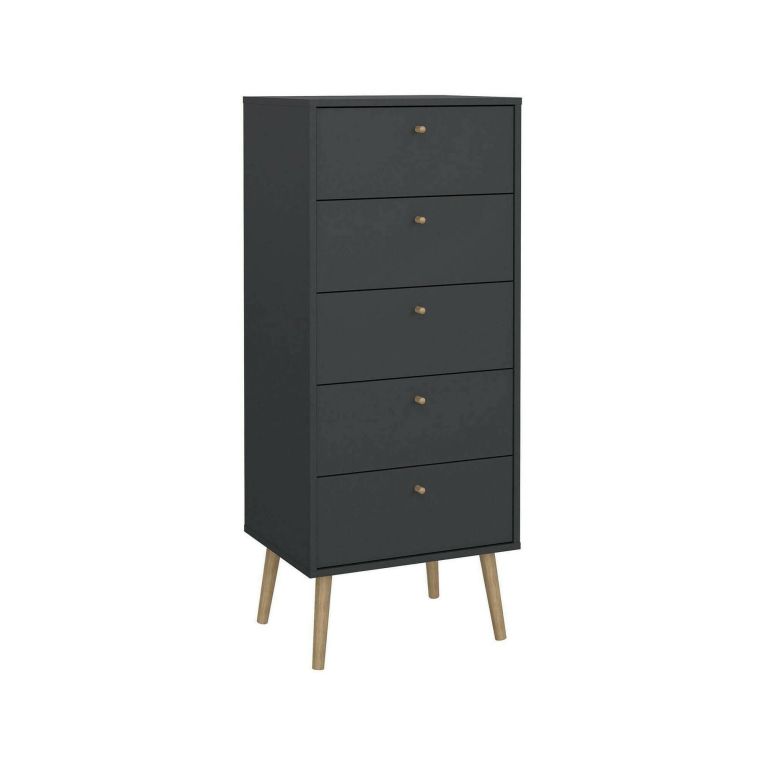 Cassettiera alta grigia 50x120h cm - Yaounde