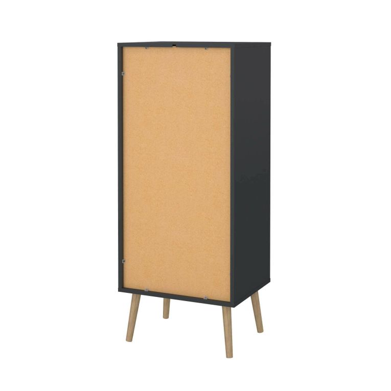 Cassettiera alta grigia 50x120h cm - Yaounde
