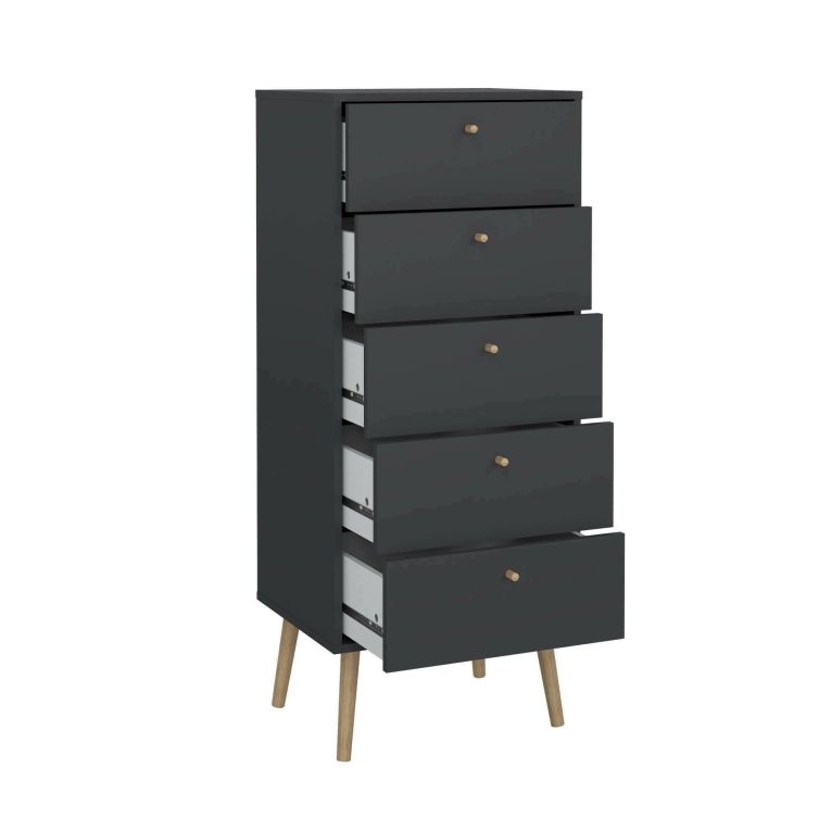 Cassettiera alta grigia 50x120h cm - Yaounde