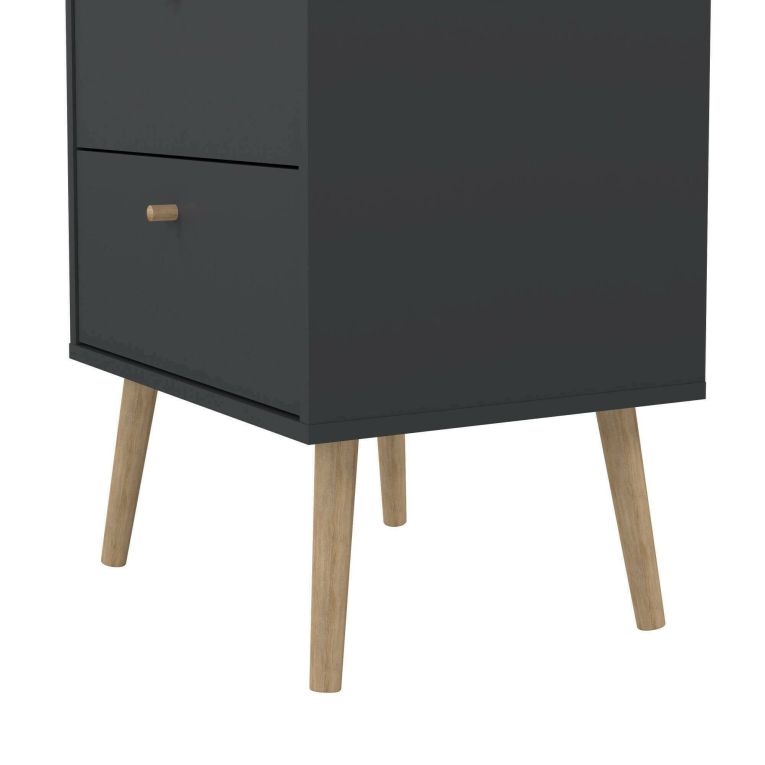 Cassettiera alta grigia 50x120h cm - Yaounde