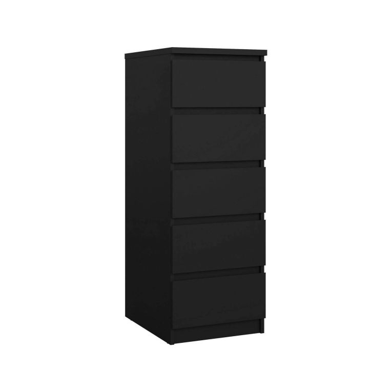 Cassettiera alta nera 50x111h cm - Achaldi