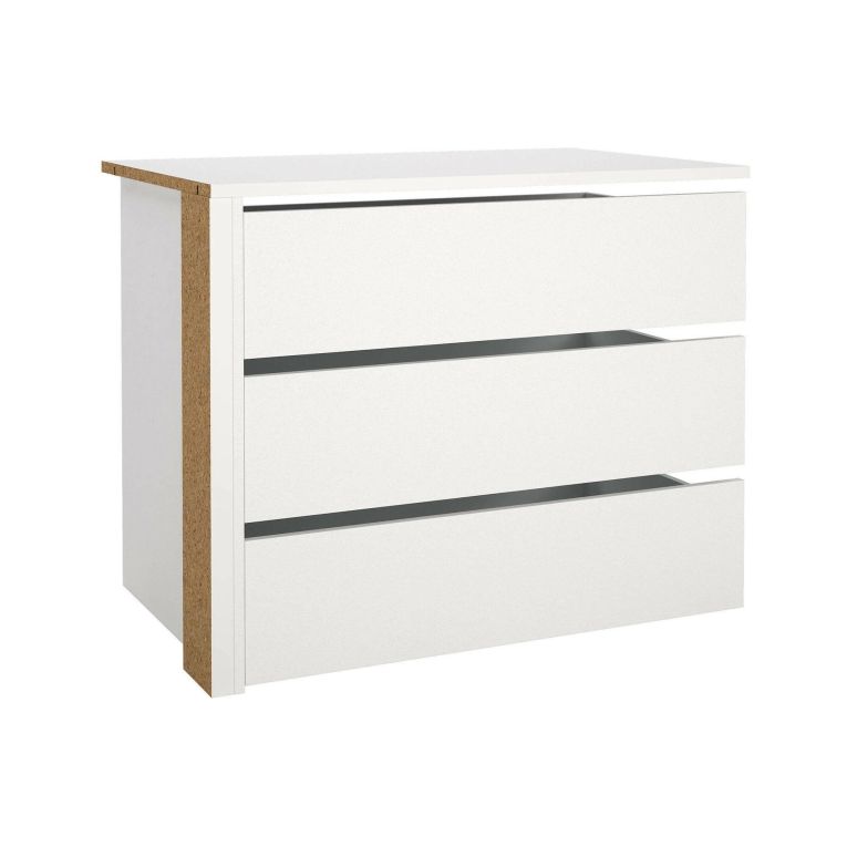 Cassettiera con maniglie bianca 87x69h cm - Boulogne