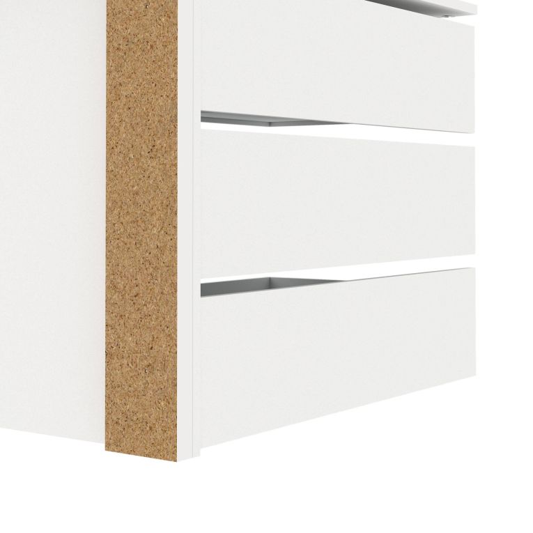 Cassettiera con maniglie bianca 87x69h cm - Boulogne