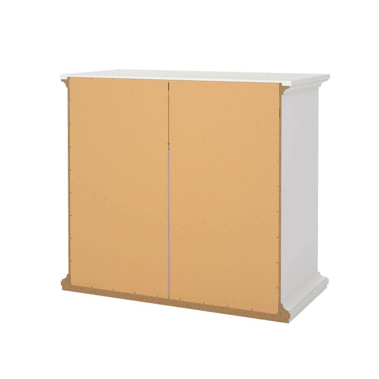 Cassettiera con maniglie bianca 96x86h cm - Arika