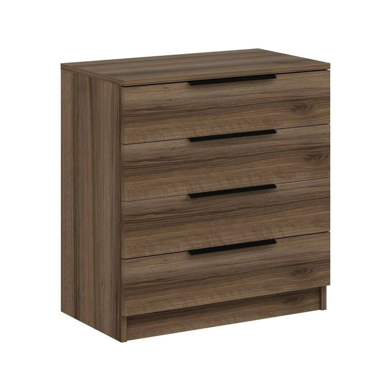 Cassettiera con maniglie noce 73x77h cm - elysee