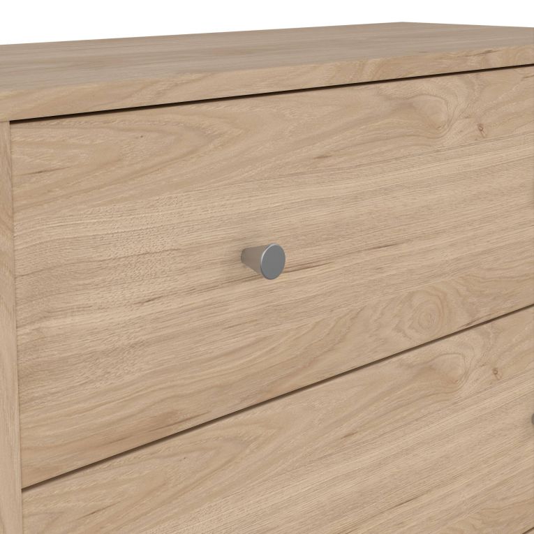 Cassettiera con maniglie rovere 72x108h cm - Contessa