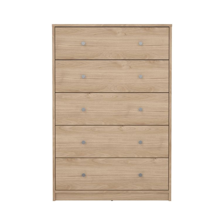 Cassettiera con maniglie rovere 72x108h cm - Contessa