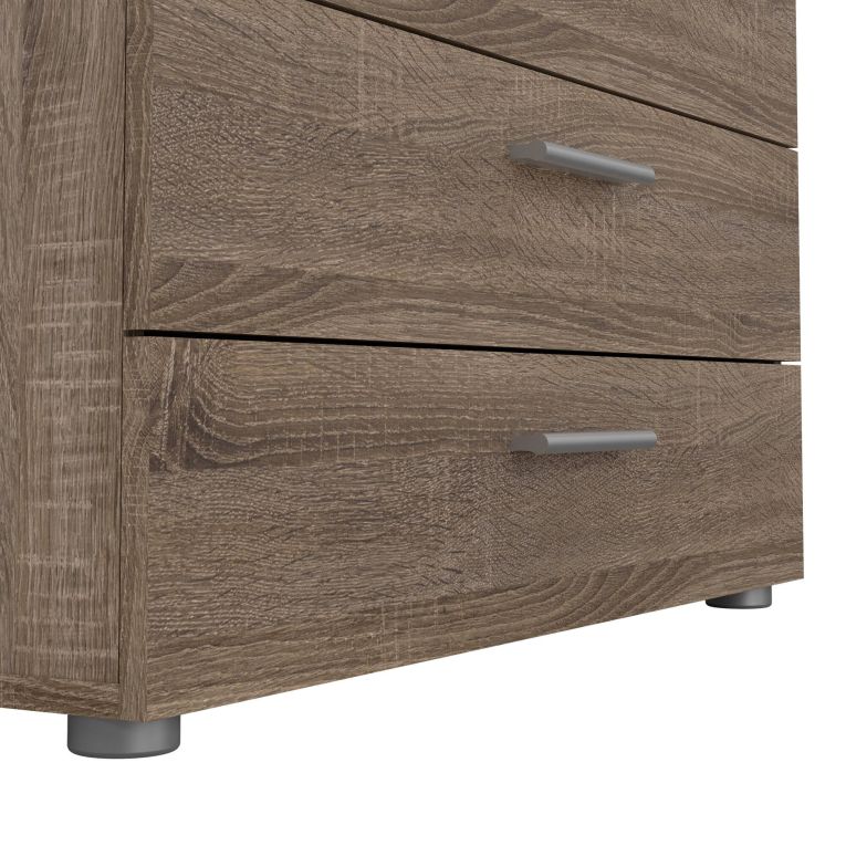 Cassettiera con maniglie rovere 80x68h cm - Arwen