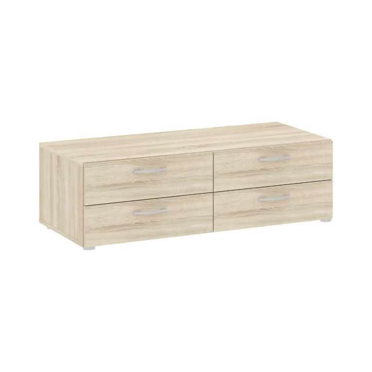 Cassettiera economica rovere 110x35h cm - Gignod