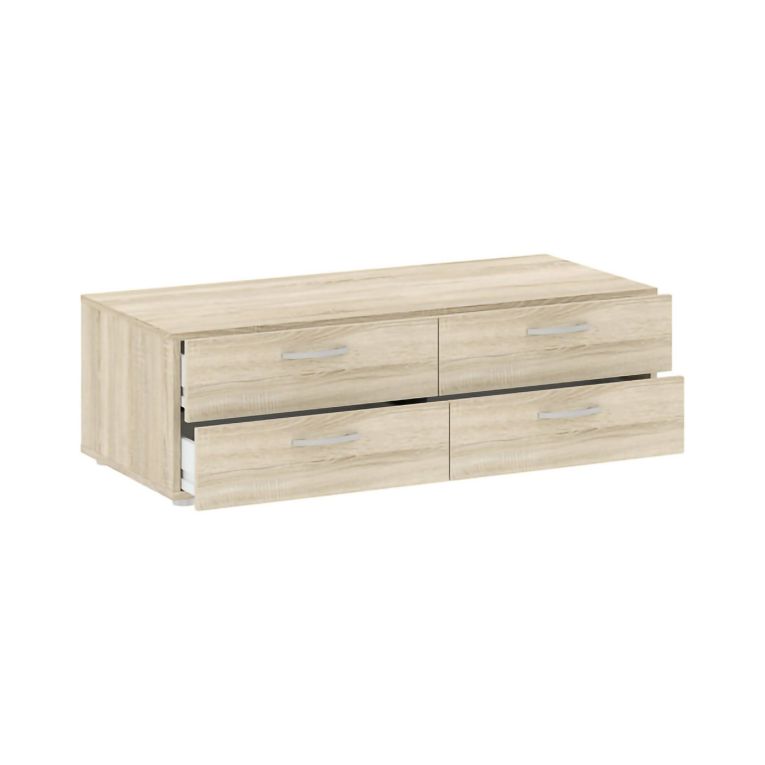 Cassettiera economica rovere 110x35h cm - Gignod