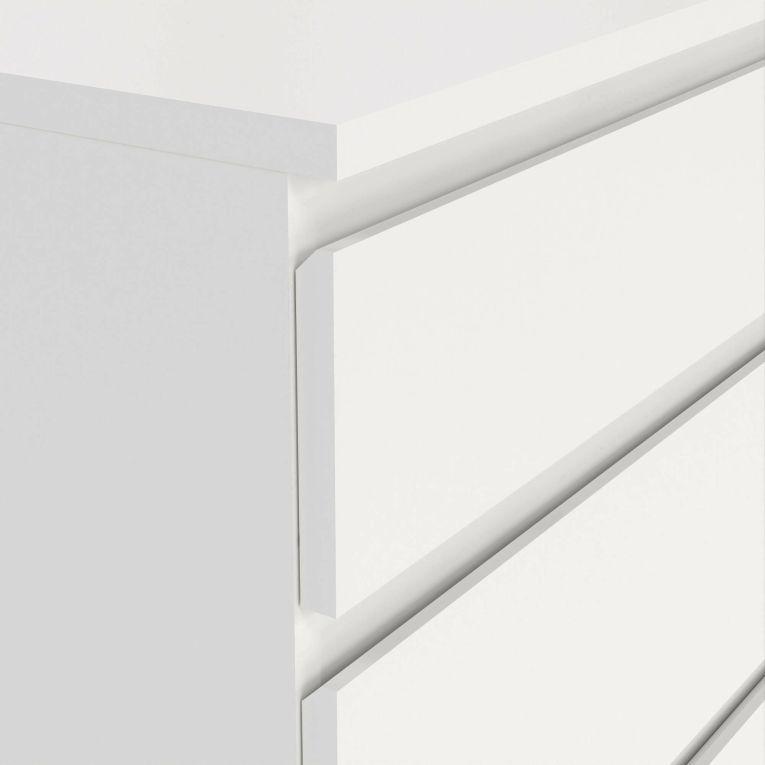 Cassettiera elegante bianca 76x106h cm - Arriba