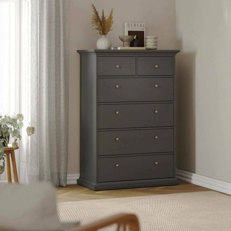 Cassettiera grande grigia 96x139h cm - Gaetana