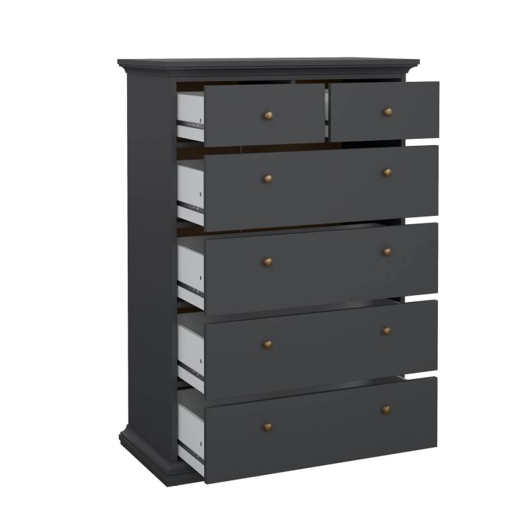 Cassettiera grande grigia 96x139h cm - Gaetana