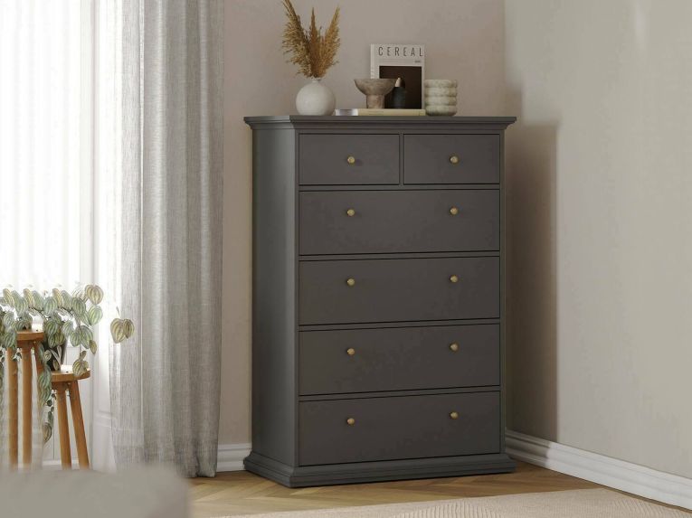 Cassettiera grande grigia 96x139h cm - Gaetana