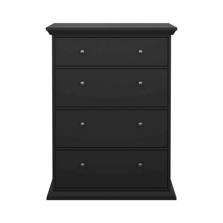 Cassettiera grande nera 86x115h cm - Lehar