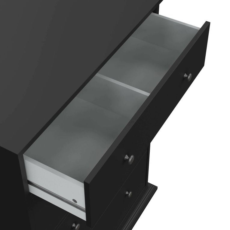 Cassettiera grande nera 86x115h cm - Lehar