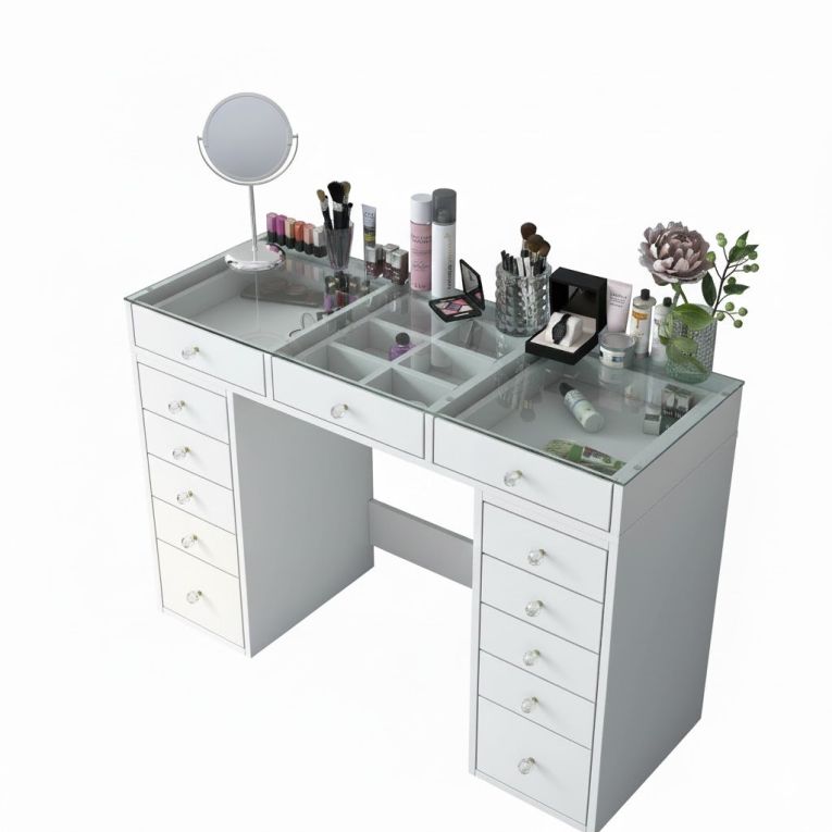 Cassettiera in legno bianca 120x79h cm - Boldone