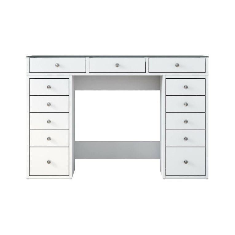 Cassettiera in legno bianca 120x79h cm - Boldone