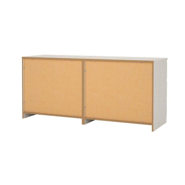Cassettiera in legno bianca 153x70h cm - Aci