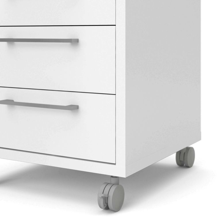 Cassettiera in legno bianca 49x68h cm - Ariosto