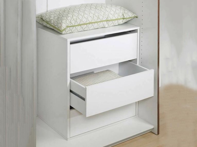Cassettiera in legno bianca 51x70h cm - Adonino