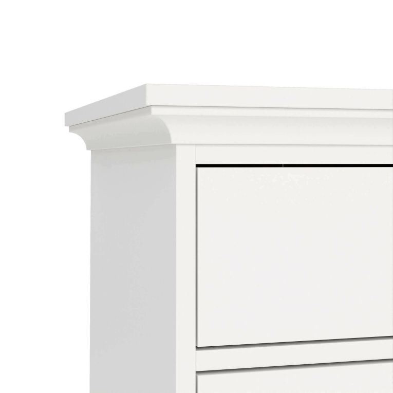 Cassettiera in legno bianca 62x104h cm - Pechino