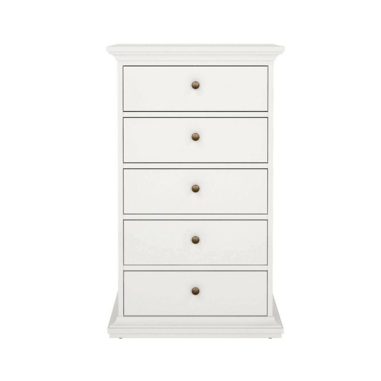 Cassettiera in legno bianca 62x104h cm - Pechino