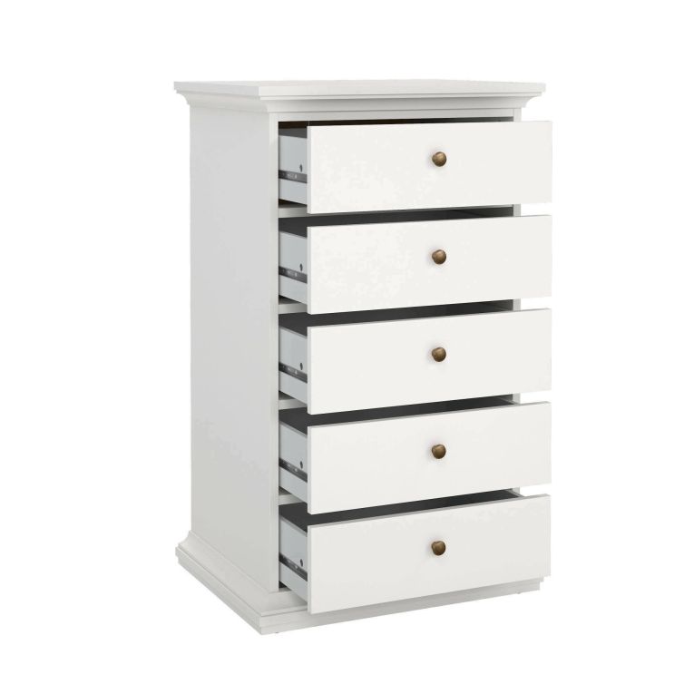 Cassettiera in legno bianca 62x104h cm - Pechino