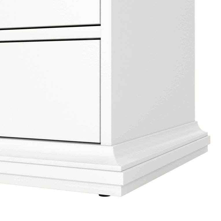 Cassettiera in legno bianca 62x104h cm - Pechino