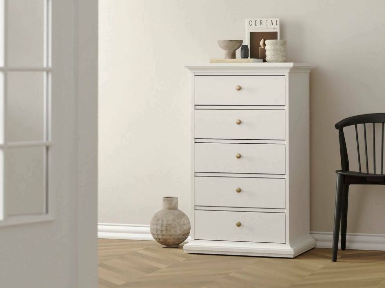 Cassettiera in legno bianca 62x104h cm - Pechino