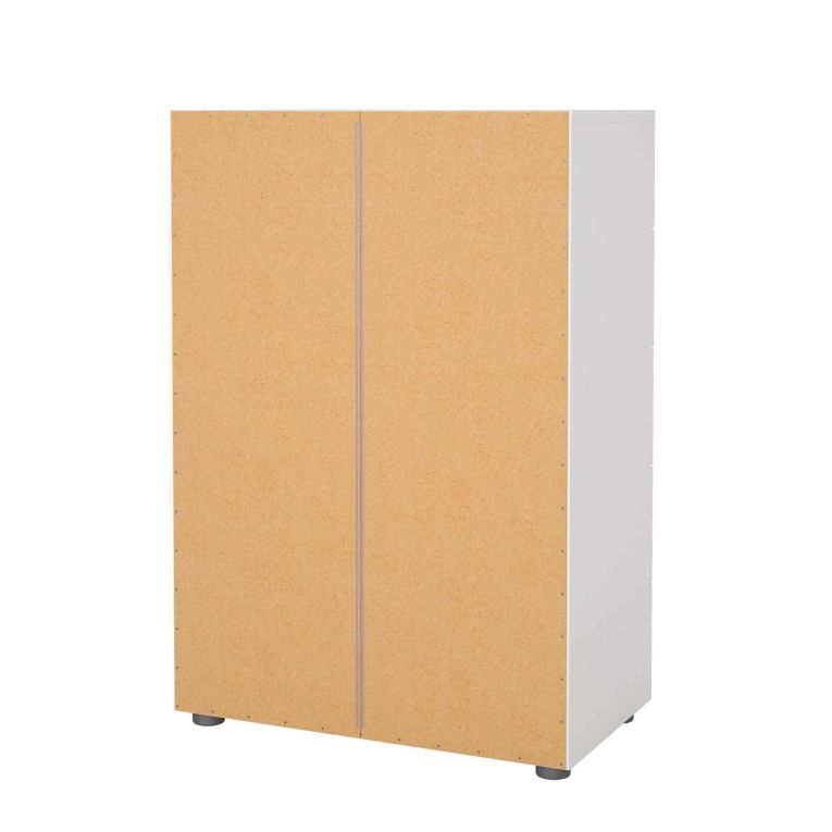 Cassettiera in legno bianca 70x102h cm - Haru