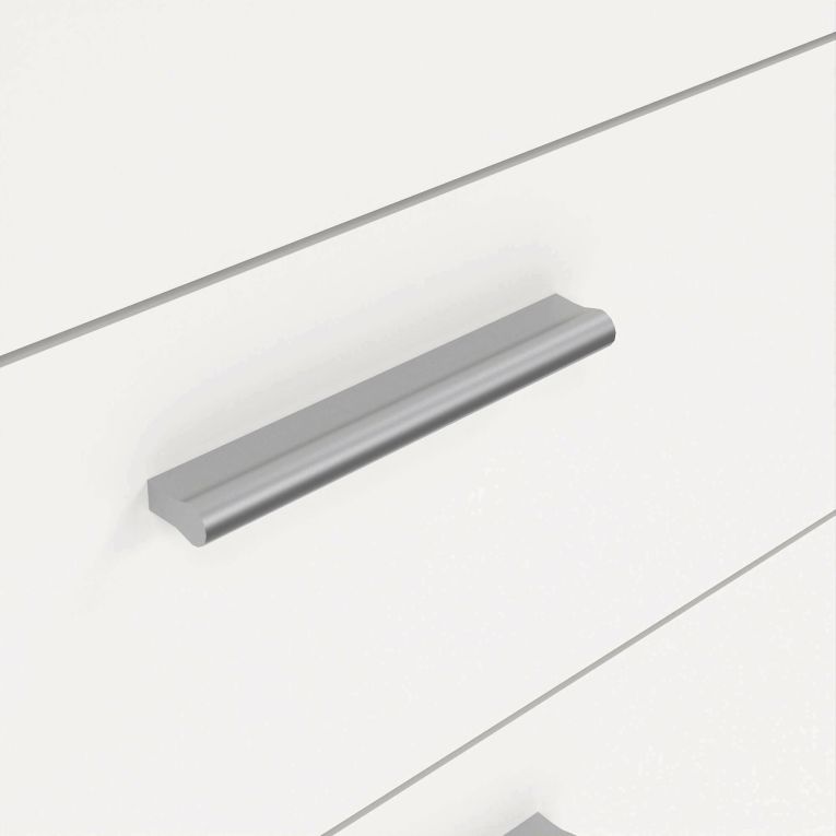 Cassettiera in legno bianca 70x102h cm - Haru