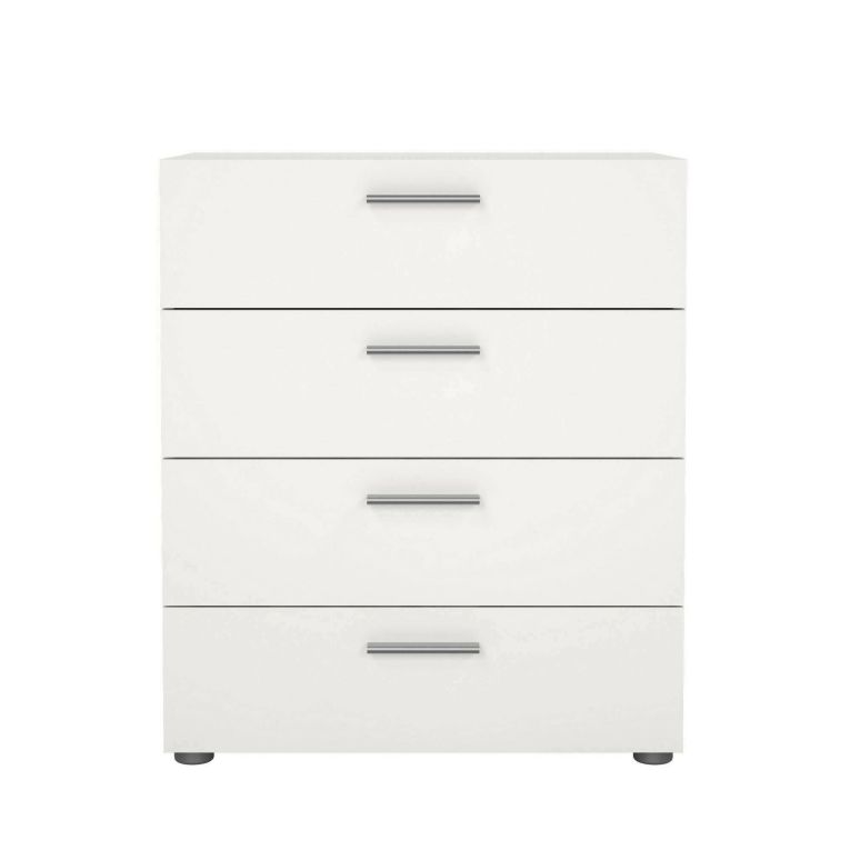 Cassettiera in legno bianca 70x82h cm - Aramis