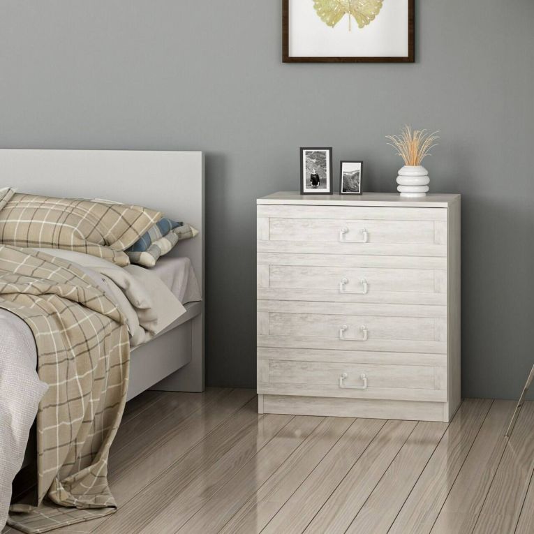 Cassettiera in legno bianca 72x42h cm - Vische