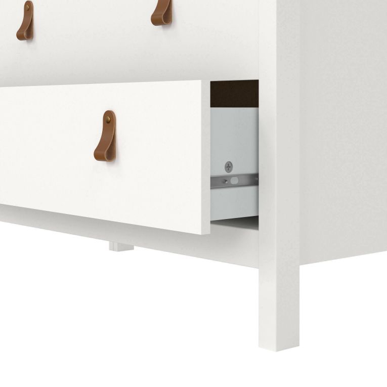 Cassettiera in legno bianca 82x79h cm - Sagar