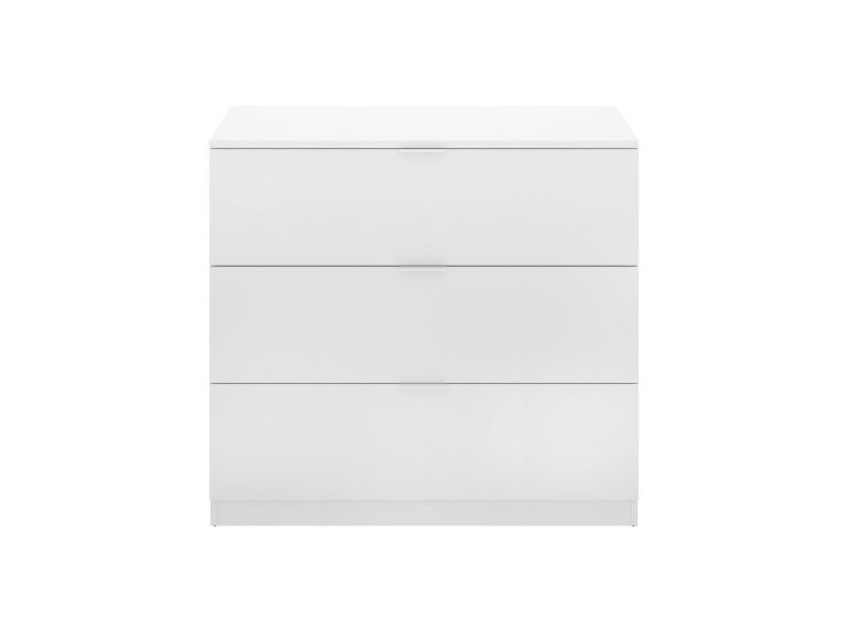 Cassettiera in legno bianca 82x82h cm - Loke