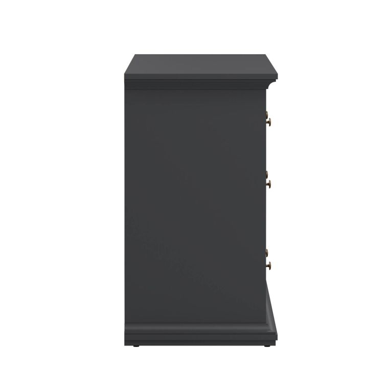 Cassettiera in legno grigia 183x86h cm - Asiagela