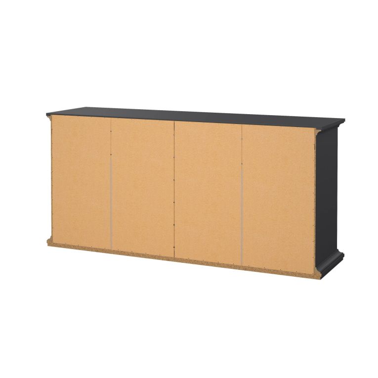 Cassettiera in legno grigia 183x86h cm - Asiagela