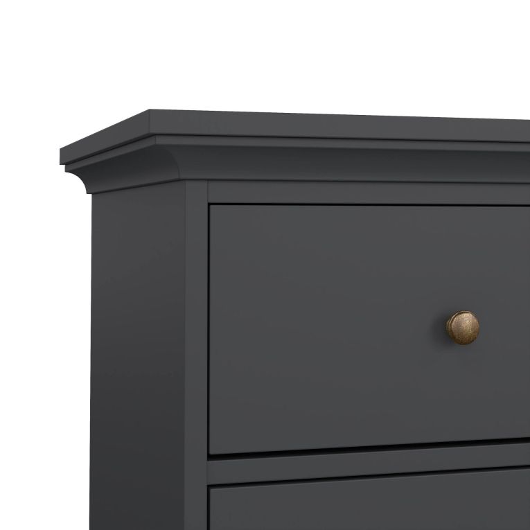 Cassettiera in legno grigia 183x86h cm - Asiagela
