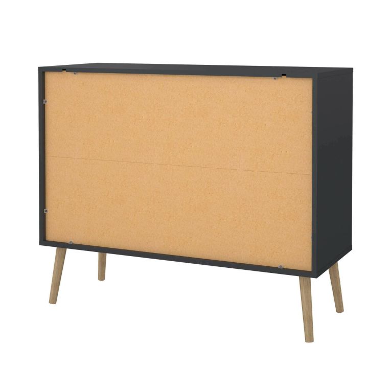 Cassettiera in legno grigia 98x81h cm - Pelagie