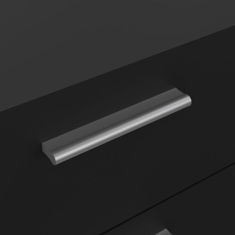 Cassettiera in legno nera 70x102h cm - Alf