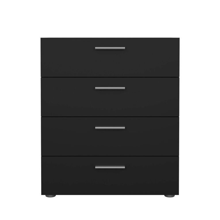 Cassettiera in legno nera 70x82h cm - Asam