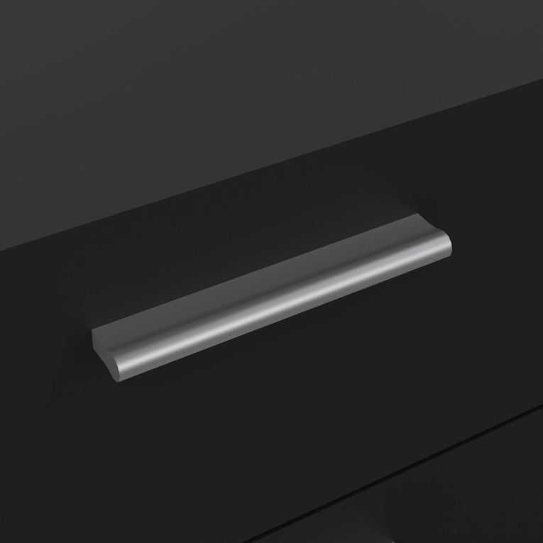 Cassettiera in legno nera 70x82h cm - Asam