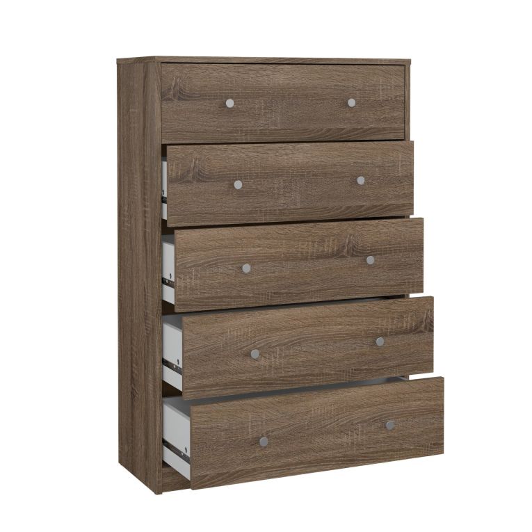 Cassettiera in legno noce 72x108h cm - Contessa